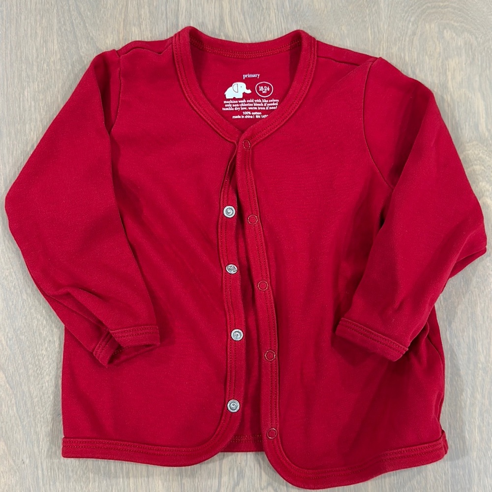 EUC Primary.com Snap Cardigan